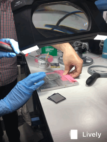 Stenciling solder paste